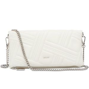 Dkny Donna Karan handbag shoulder bag clutch purse Fold Over chain strap NWT